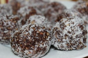 NuraPhoria Gluten Free Chocolate Coconut Balls