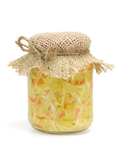 small sauerkraut jar