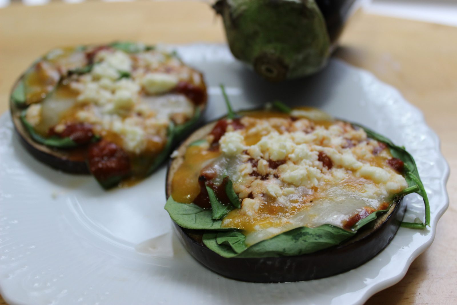 eggplant pizzas