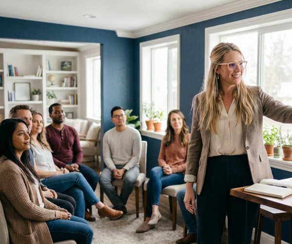 group health coaching session 