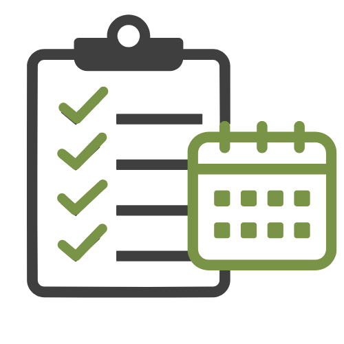 calendar checklist icon calendar checklist icon