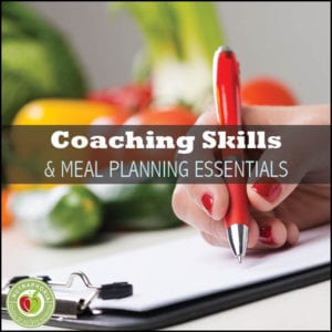 meal planning coaching skills course nutraphoria
