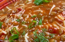 lentil noodle soup nutraphoria school of holistic nutrition