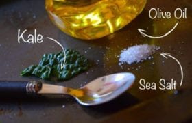 3 ingredient kale chips nutraphoria