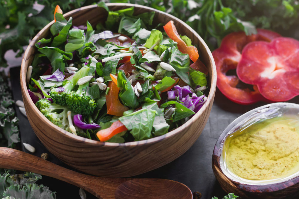 green alkaline salad nutraphoria school of holistic nutrition