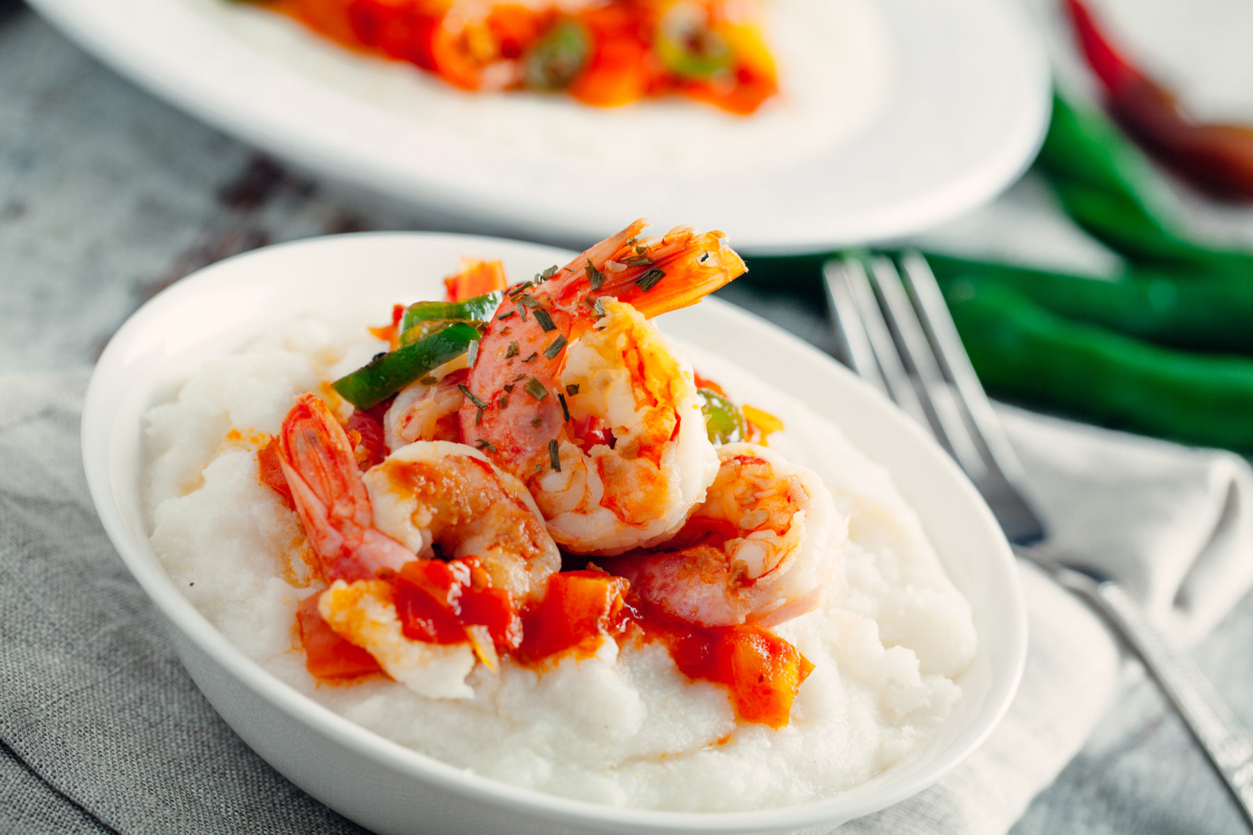 healthy shrimp and grits nutrphoria