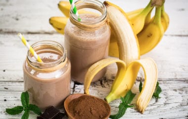 chocolate banana morning smoothie nutraphoria