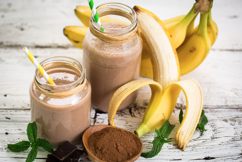 chocolate banana morning smoothie nutraphoria