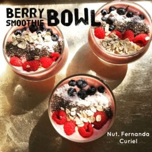 NutraPhoria School of Holistic Nutrition | Berry Bowl Smoothie