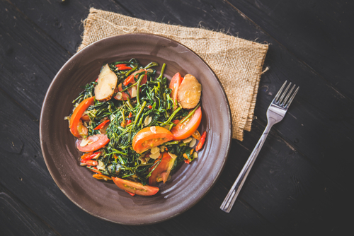 Stir Fry Kale and Onions Nutraphoria