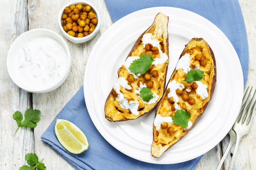 Loaded Sweet Potatoes Nutraphoria