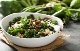 Quinoa and Kale Salad Nutraphoria