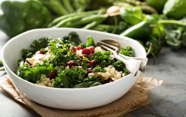 Quinoa and Kale Salad Nutraphoria