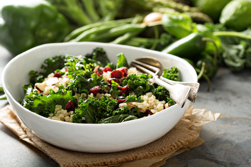 Quinoa and Kale Salad Nutraphoria