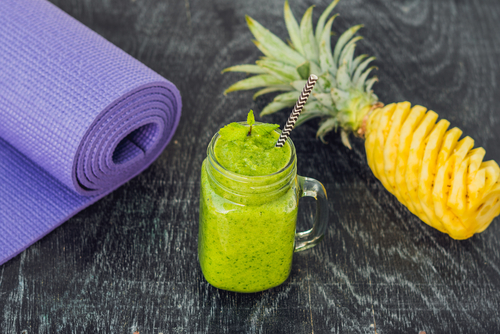 Pineapple Green Smoothie Nutraphoria