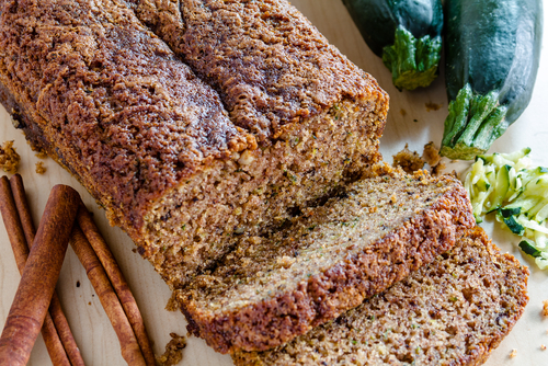 Zucchini Walnut Loaf Nutraphoria