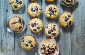 Almond Blueberry Muffins Nutraphoria