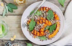 Vegan Pumpkin And Quinoa Salad Nutraphoria