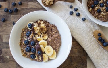 Healthy Brownie Batter Overnight Oats Nutraphoria