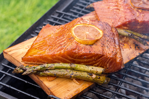 Cedar Plank Salmon Nutraphoria