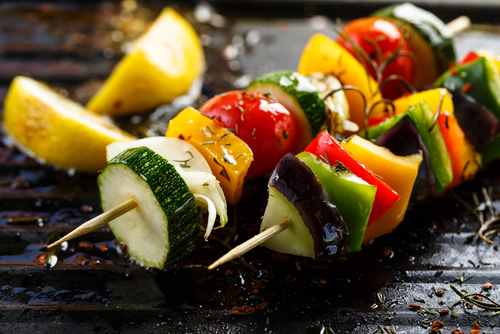 BBQ Veggie Kebabs Nutraphoria