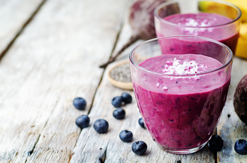 Coconut Blueberry Smoothie Nutraphoria