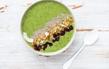 Green Power Smoothie Bowl Nutraphoria