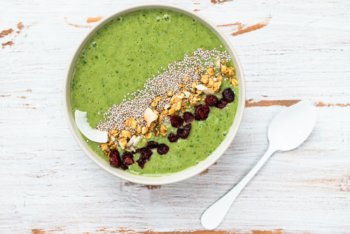 Green Power Smoothie Bowl Nutraphoria