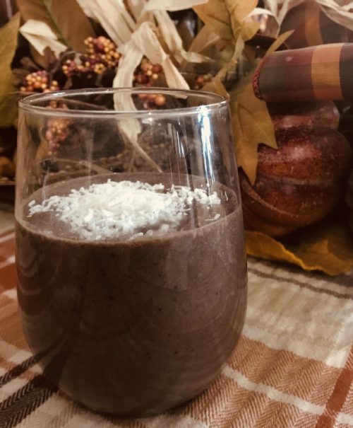 Chocolate smoothie Nutraphoria