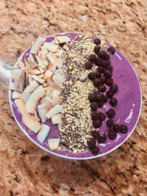 Blueberry Superfood Smoothie Bowl Nutraphoria