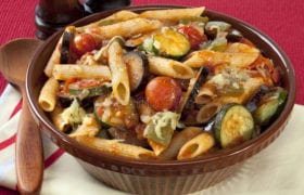 ratatouille chickpea pasta Nutraphoria