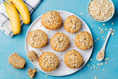 Banana Oatmeal Muffins Nutraphoria
