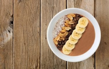 Banana Cacao Smoothie Bowl Nutraphoria