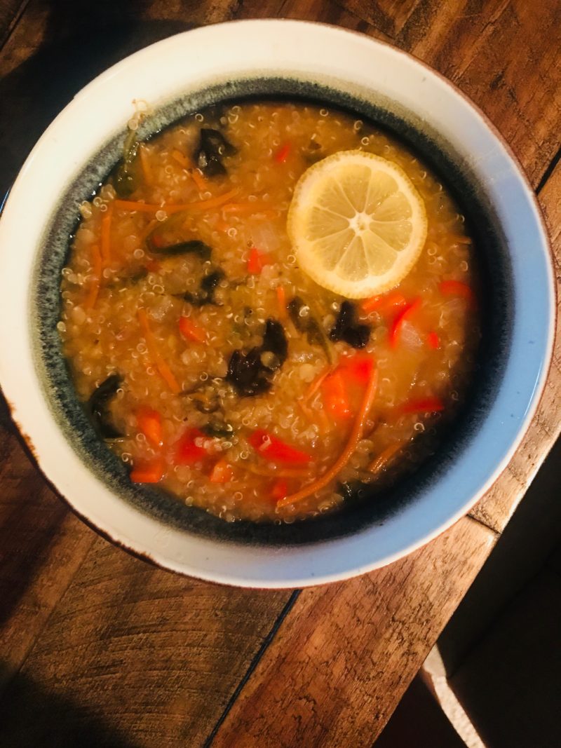 Quinoa Broth Bowl Nutraphoria