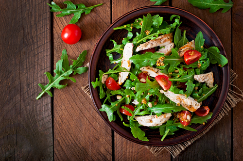 Salad With Chicken Breast Nutraphoria