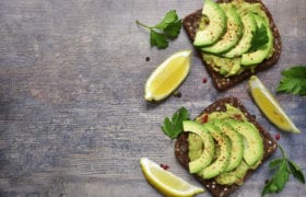 Egg White And Sprout Toast With Avocado Nutraphoria