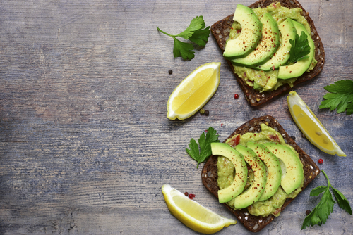 Egg White And Sprout Toast With Avocado Nutraphoria