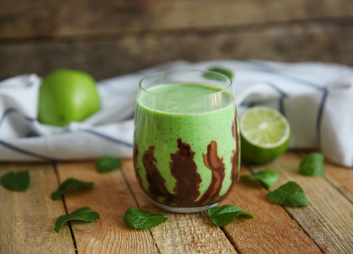 Mint Chocolate Smoothie Nutraphoria