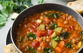 Vegan Lentil Soup Nutraphoria