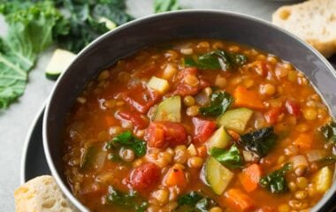 Vegan Lentil Soup Nutraphoria