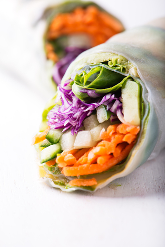 Veggie Rice Wraps Nutraphoria