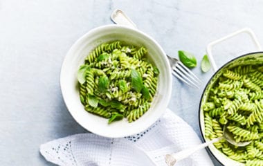 Baby Spinach With Avocado Pasta Nutraphoria