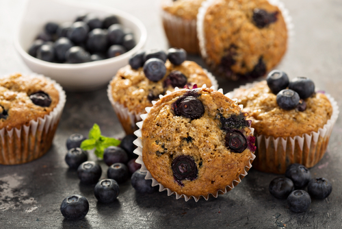 Healthy Blueberry Oatmeal Muffins Nutraphoria