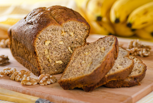 Healthy Omega Banana Bread