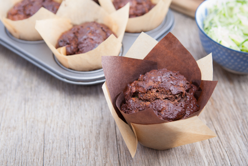 Chocolate Zucchini Muffins