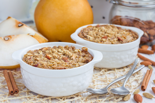 Spiced Pear Overnight Oats
