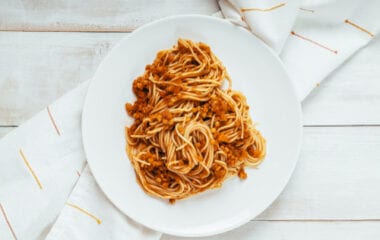Meatless Spaghetti Bolognese