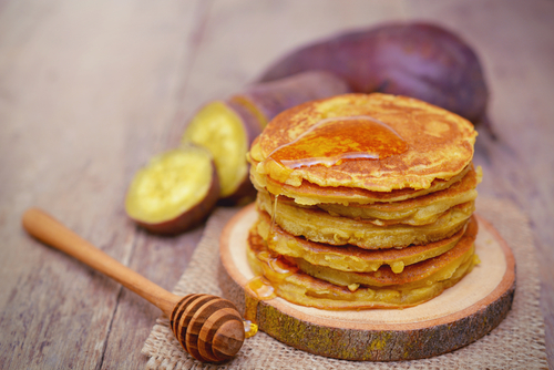 GF Sweet Potato Pancakes