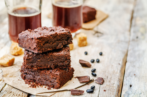 Espresso Black Bean Brownies
