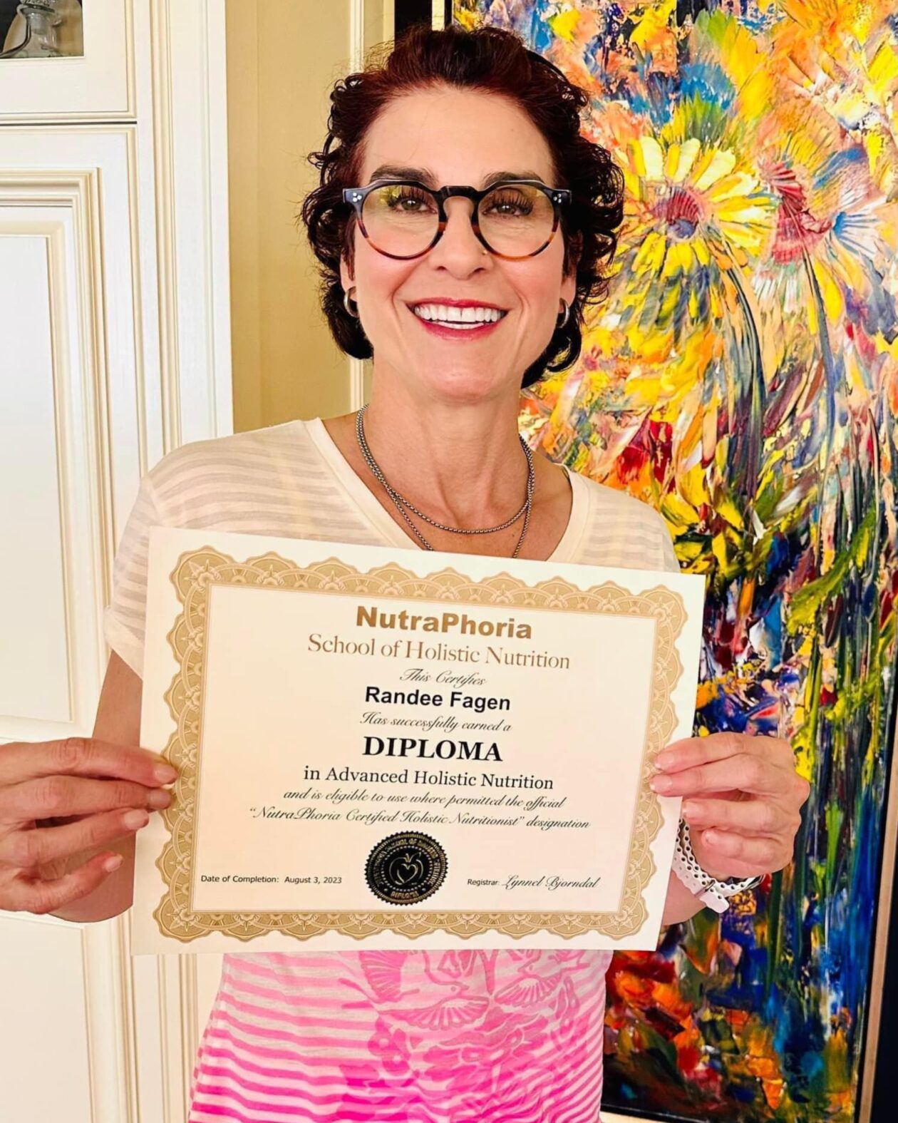 NutraPhoria Holistic Nutritionist graduate
